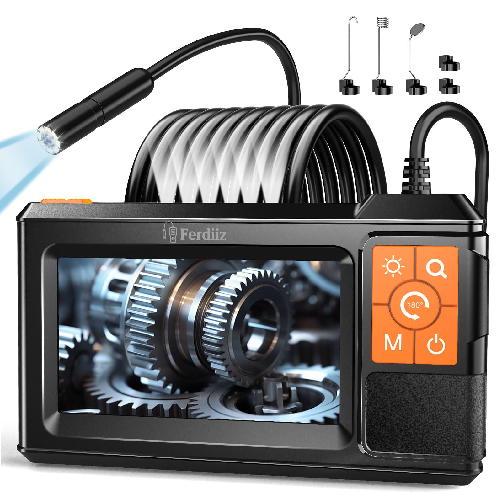 Camera Endoscopique 1080P HD 5M Inspection Canalisation IP67