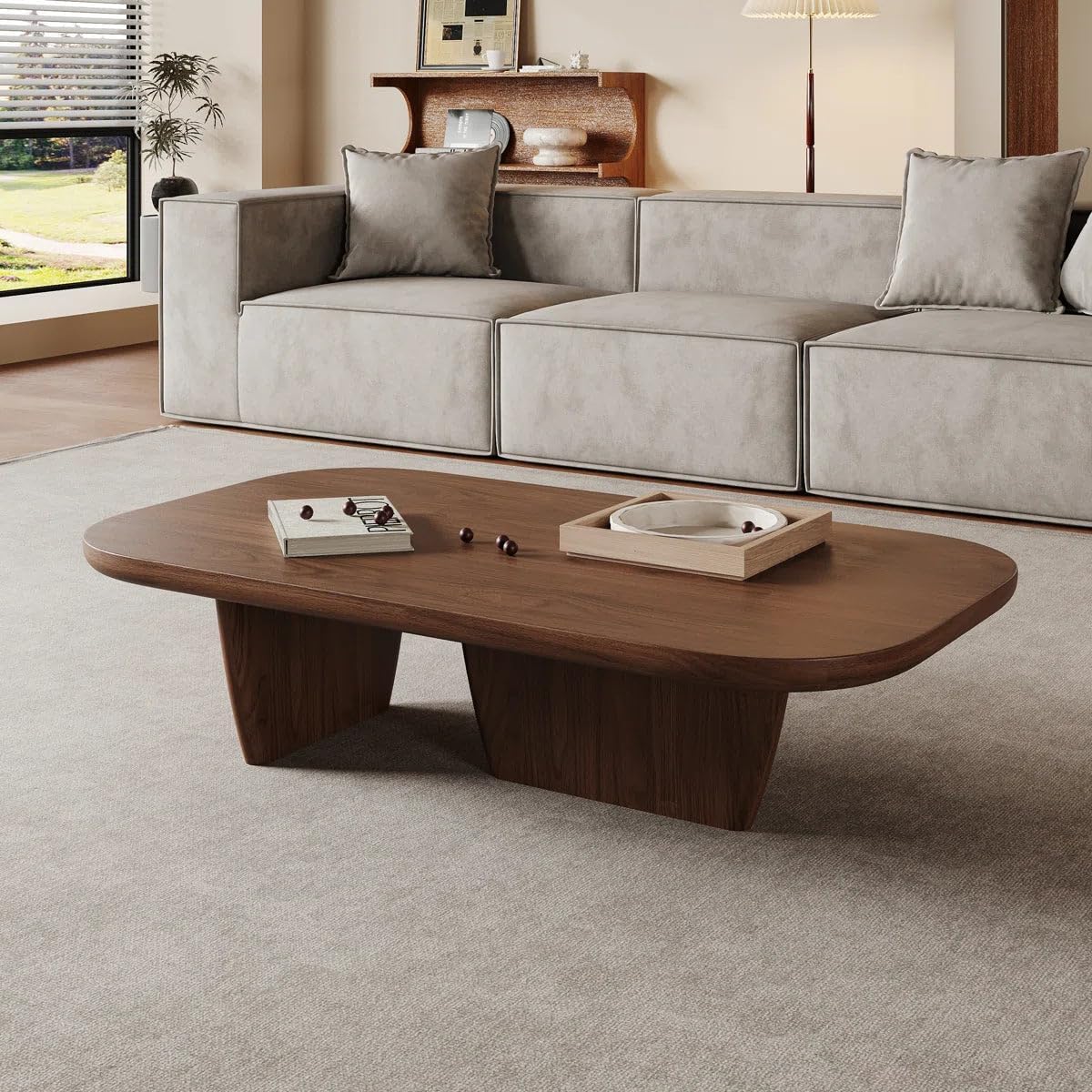 Solid Sheesham Wood Coffee Table Without Storage for Living Room | Modern Mid-Century Center Teapoy Tea Table with Sturdy Legs for Home & Office(70x40x40 CM) DIY- Self Customer Side Assembly-picture-28