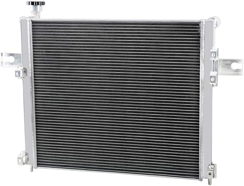 Miniatura 2 de STAYCOO Radiador de aluminio de 2 filas para Jeep CommanderGrand Cherokee 2005-2010, 3,0 l, 3,7 l, V6, 6,1 l, V8