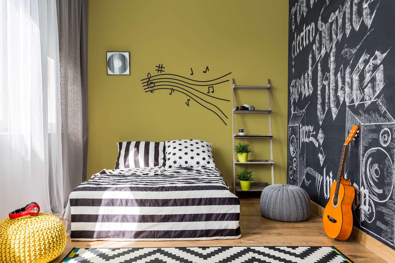 Pintura de emulsión líquida de lujo verde pistacho para interiores, 2,5 l