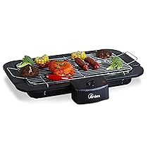 Ardes AR1B01 Barbecue Senza Fumo Elettrico Portatile Regolazione Temperatura 2200 W, Nero