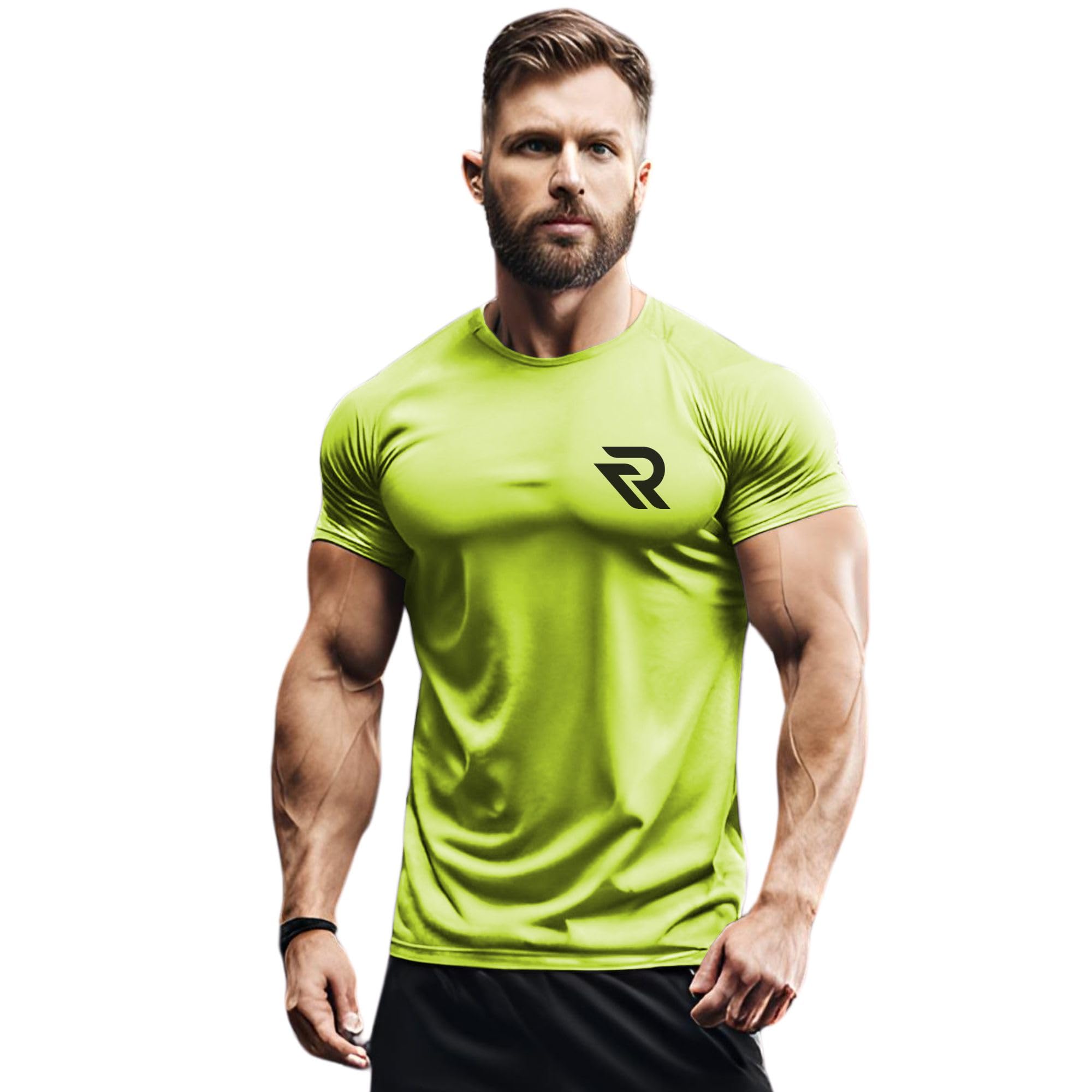 3Colours RGB Dri-Fit/Polyester T-Shirt - High-Performance, Quick-Dry Sportswear-Run