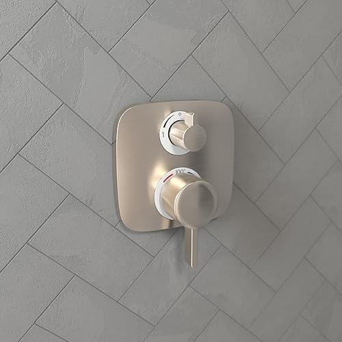 Miniatura 2 de hansgrohe 15708821 - Tapacubos para ducha, níquel cepillado