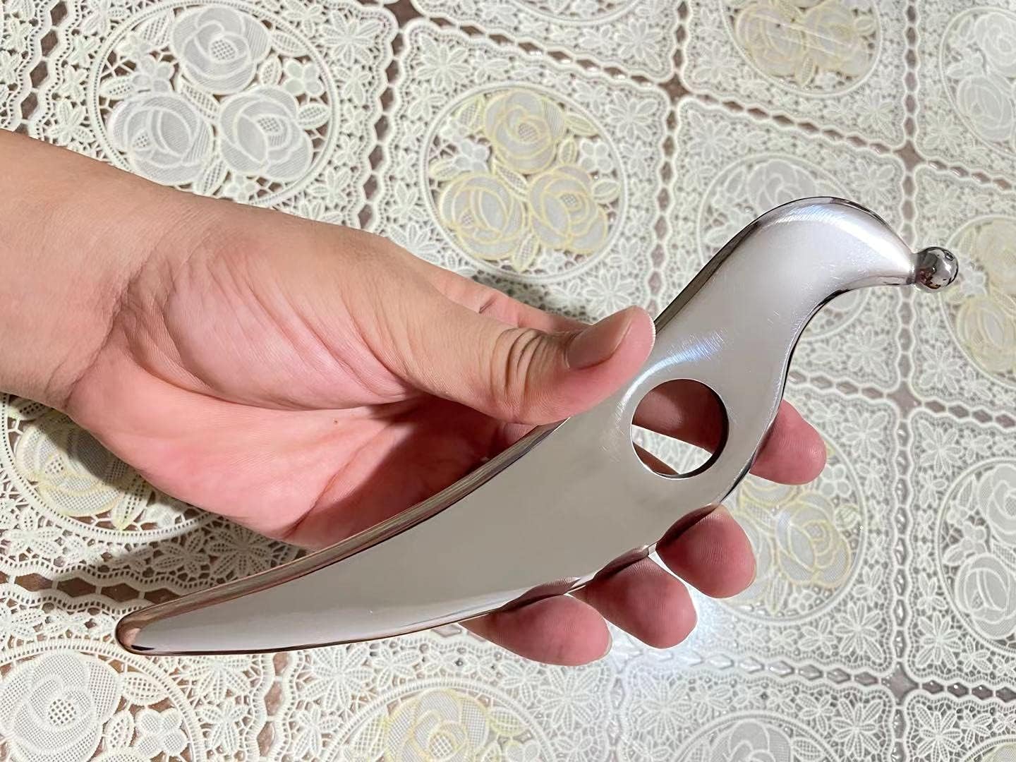 Gua sha Set, IASTM Tool Gua Sha Stainless Steel Muscle Scraper Set of 6 Picese for Soft Tissue Therapy and Reduce Arms,Legs,Back, Shoulder Muscle Pain(6 pcs) - Image 6