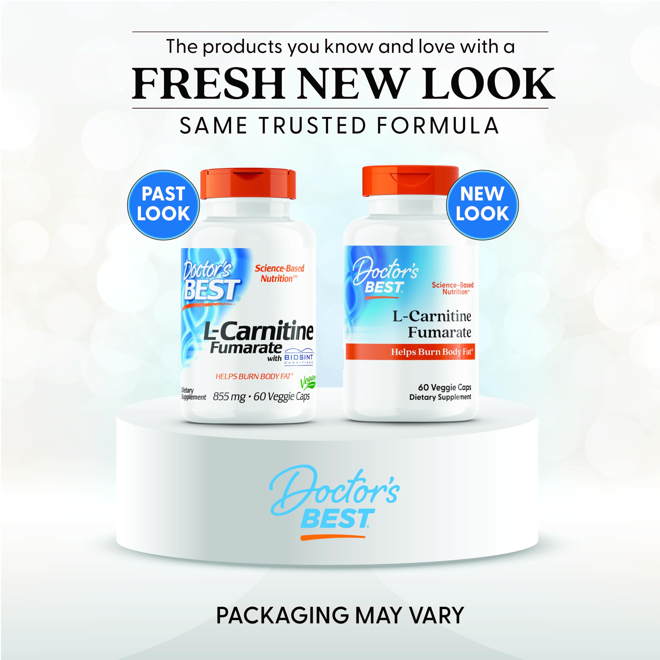 Amazon.com: Doctor's Best Suplemento de fumarato de carnitina L para  hombres y mujeres, fumarato de L-carnitina con cápsulas de carnitinas  Biosint, ayuda a convertir la grasa en energía utilizable, sin OMG, sin