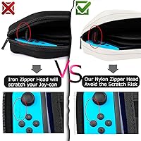Vista 46 de daydayup Switch Carrying Case Compatible with Nintendo Switch 2, with 24 Games Cartridges Protective Hard Shell Travel Carrying Case Pouch for
