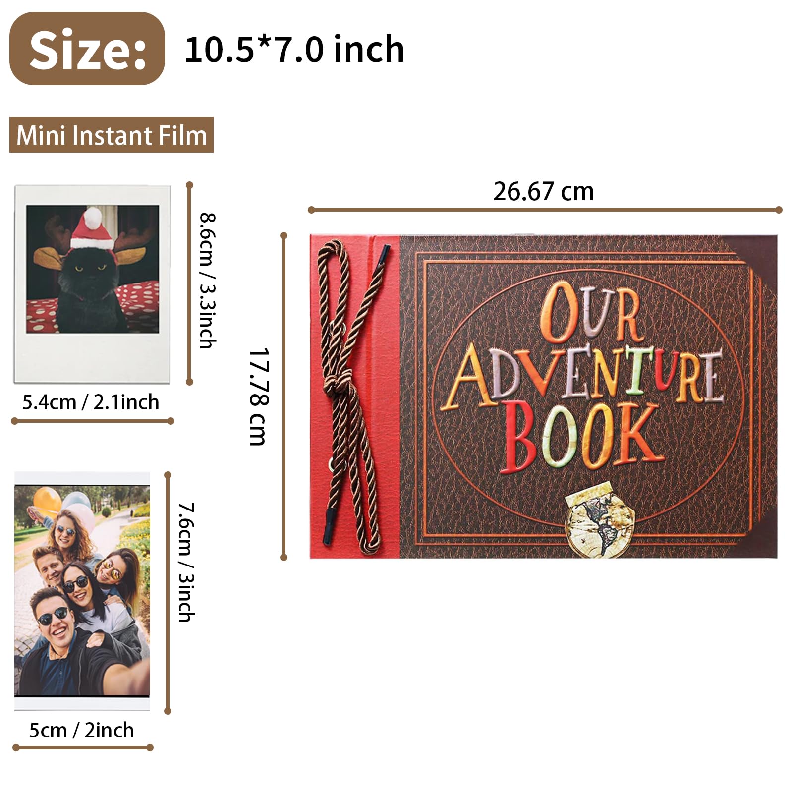 Our Adventure Book Scrapbook - Travel & Memory Album -4