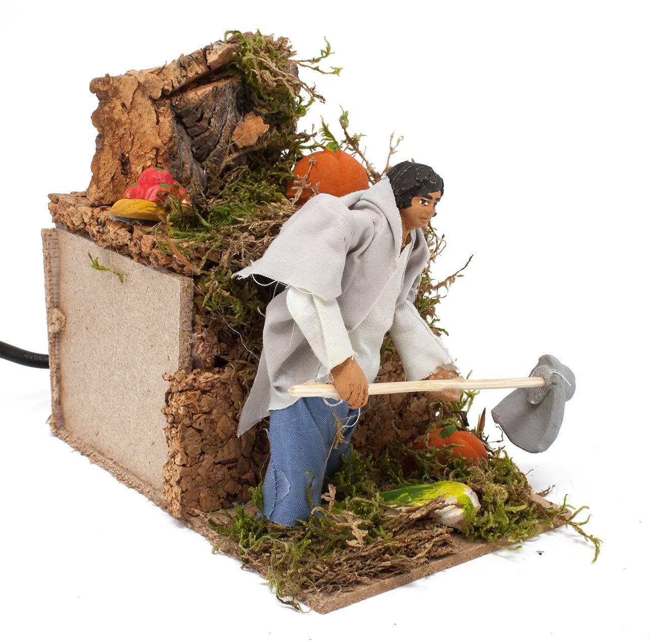Joy Christmas Pastore per Presepe in Movimento 14 cm x 9 cm Il Contadino