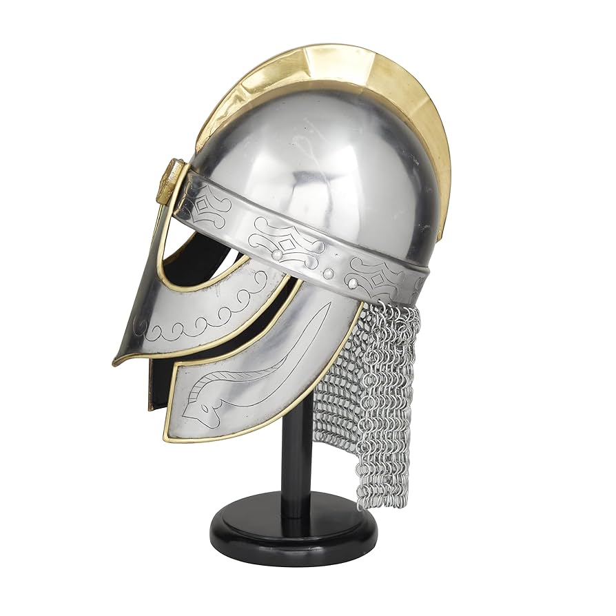 Amazon.co.jp: Deco 79 金属製 中世騎士 十字軍ヘルメット