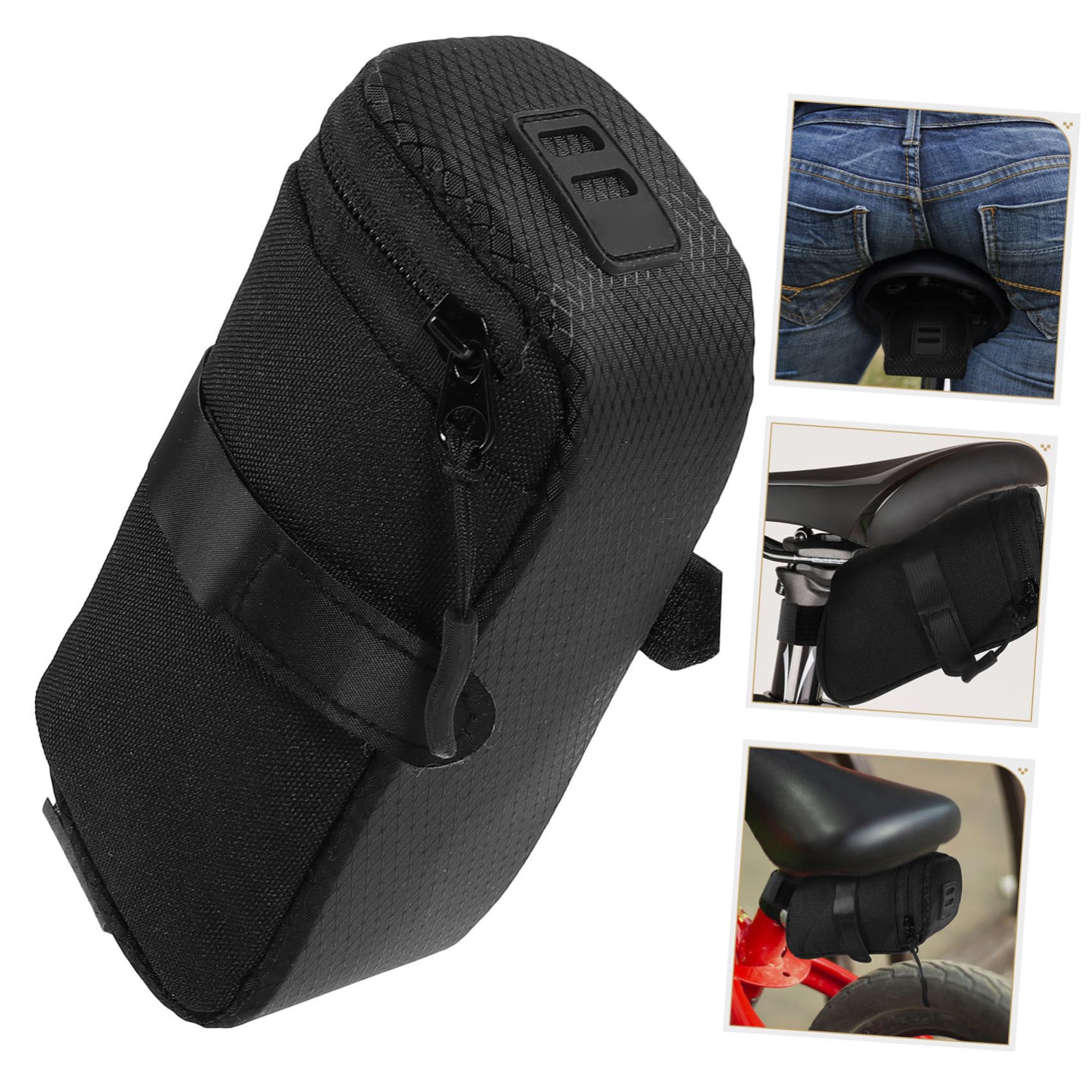 Borsa da Sella per Bicicletta Sacca Posteriore Stabile per Mountain Bike e Bici Custodia Multiuso per Attrezzi e Accessori Ciclismo