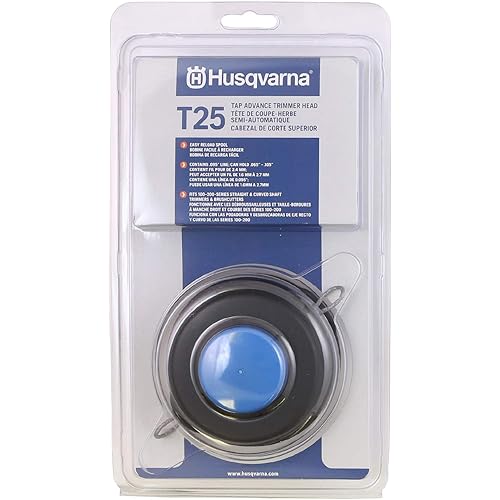 Husqvarna 966674401 T25 Tap Trimmer Head, 1, Black