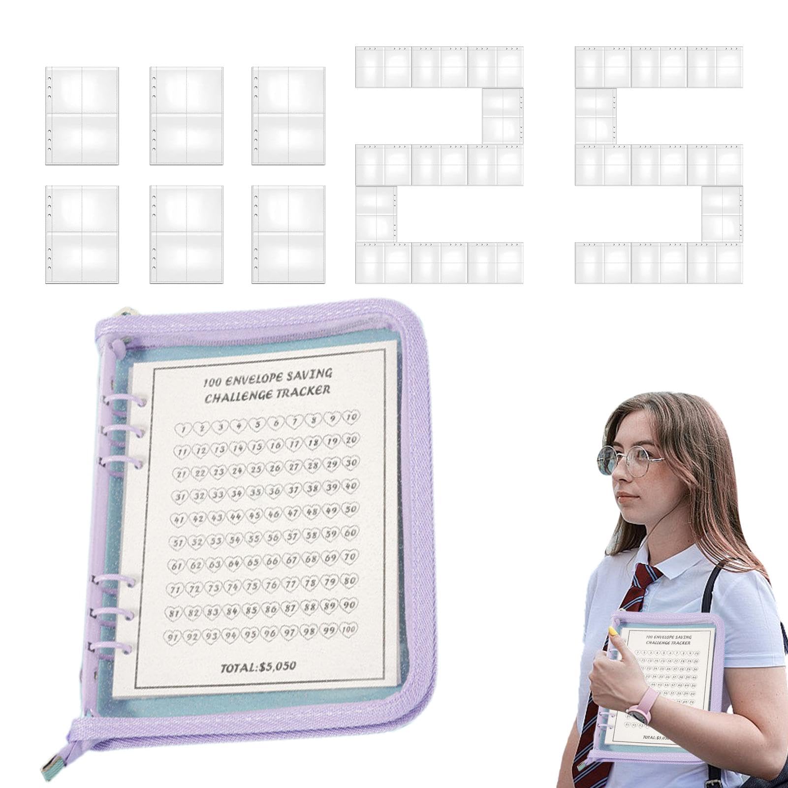 Spar-Ordner A6 Mit Budget-Karten - Finanzplaner Für Bargeld & Rechnungen