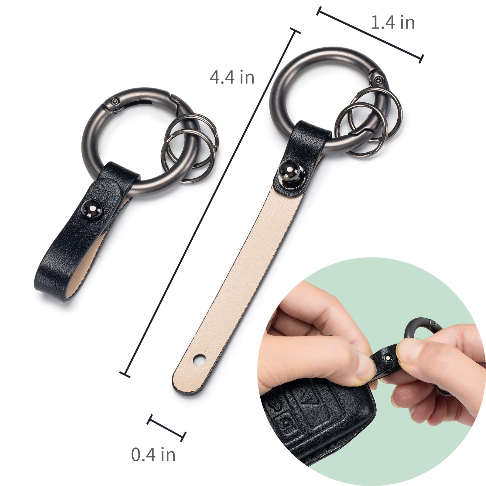 ［新品未使用］Llife LEATHER KEY CHAIN LIDNM Llife LEATHER KEY CHAIN