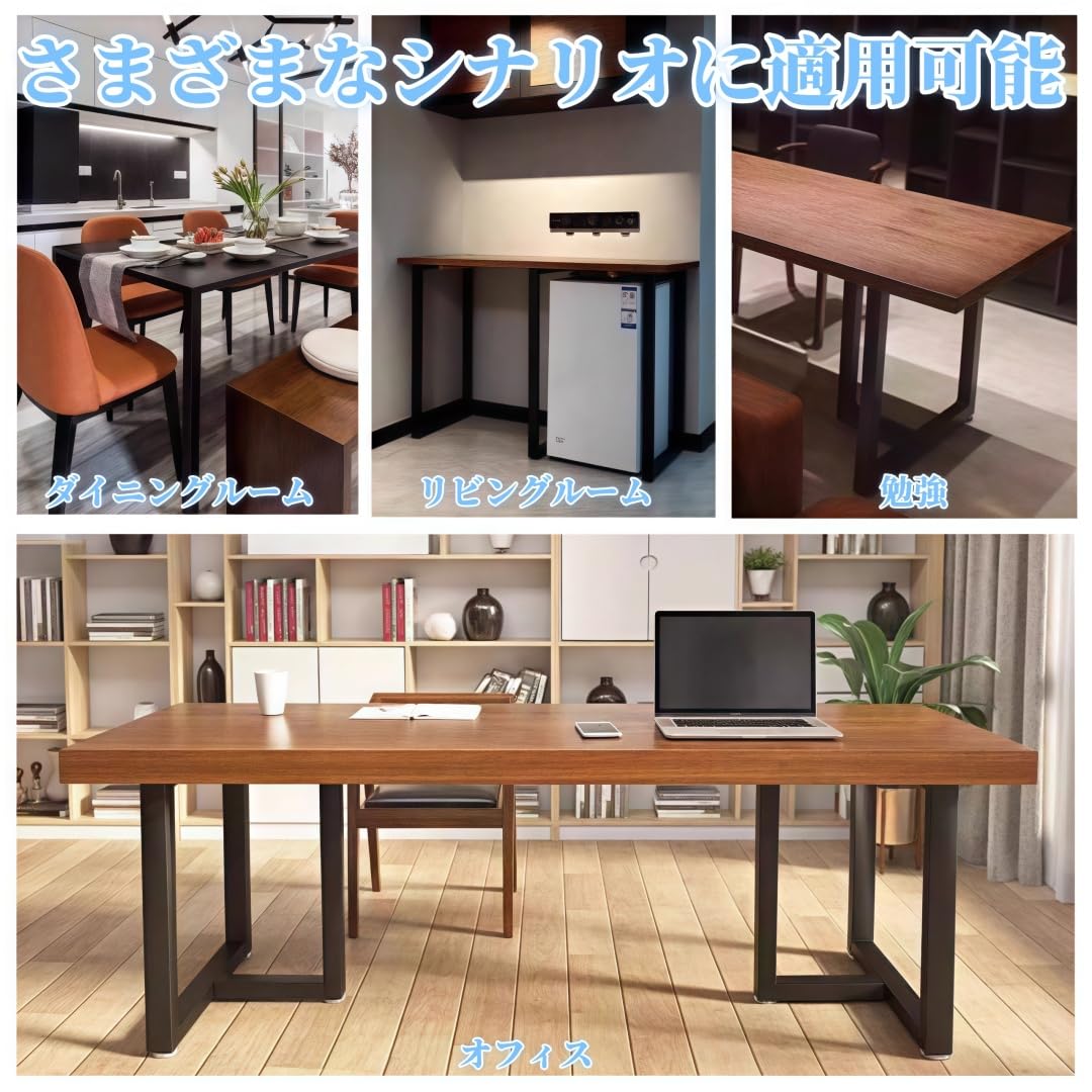 Amazon.co.jp: アイアンレッグ テーブル 脚 机 高さ72cm テーブル用