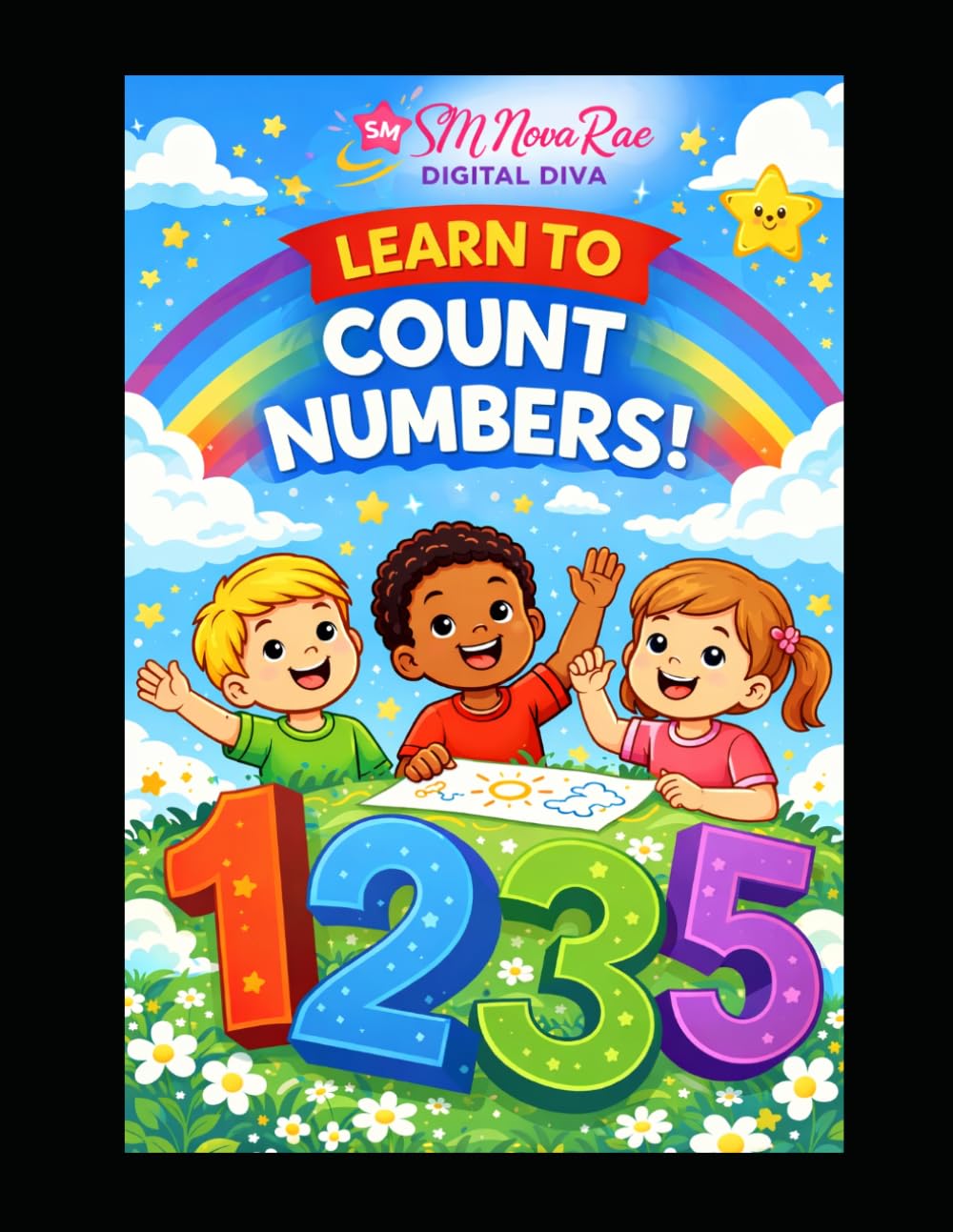 Learn to Count Numbers: A Fun & Joyful Coloring Book for Early Learning