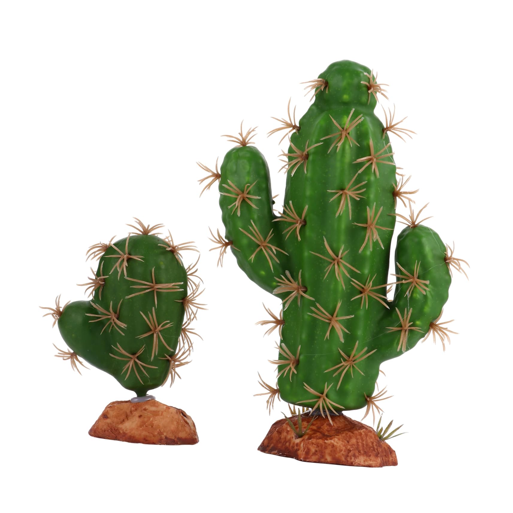 FRCOLOR 6piezas Decoración De Artificiales para y Terrarios Adornos De Cactus y Suculentas De Simulación Accesorio Lifelike para Reptiles y