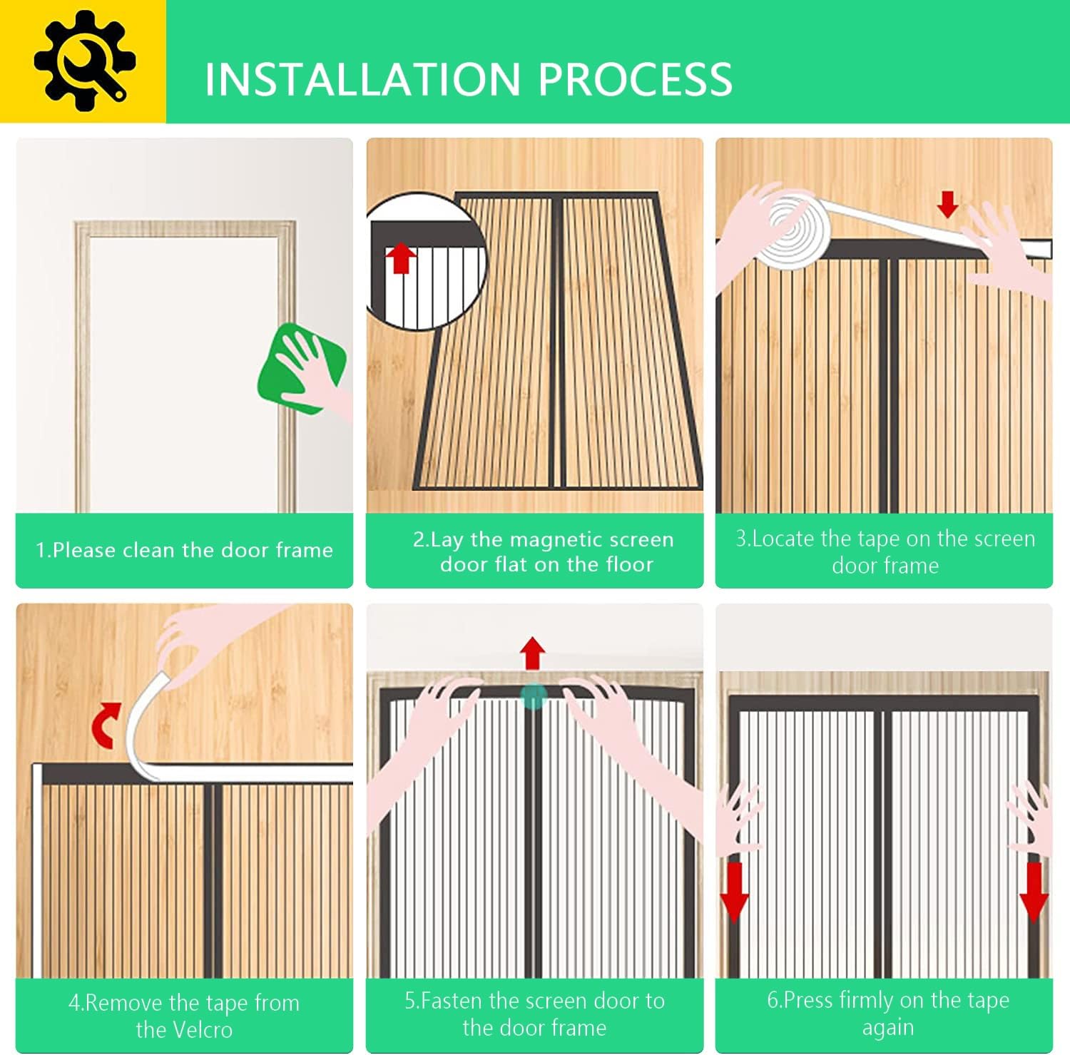 Fliegengitter Fenster 250 x 230 cm, Insektenschutz Fliegengitter Fenster Magnet Mückenschutz, Automatisches Schließen für Alle Fenster, Schwarz