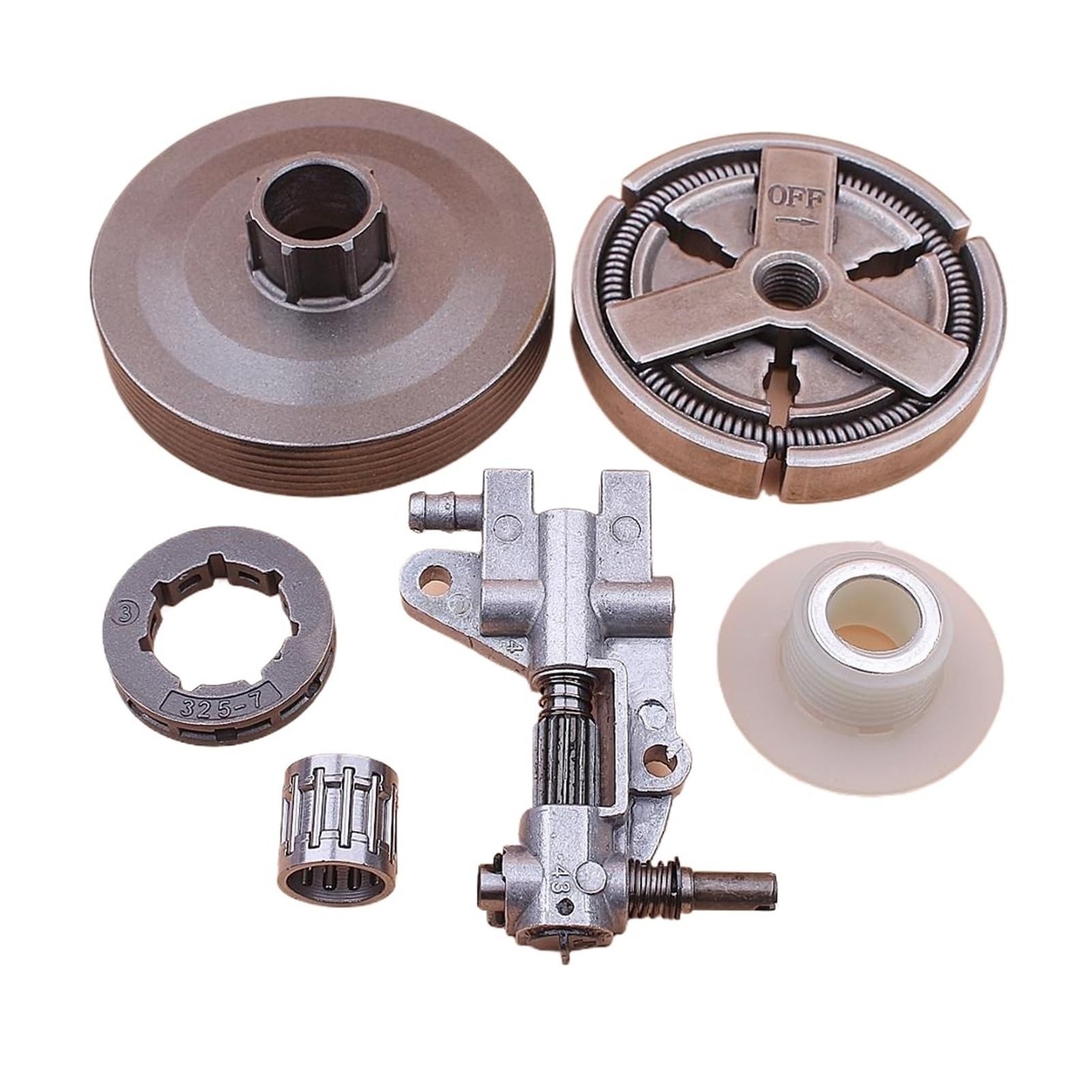 Pignon d'embrayage 7 dents 0.325 pour tronçonneuse 45cc 52cc 58cc