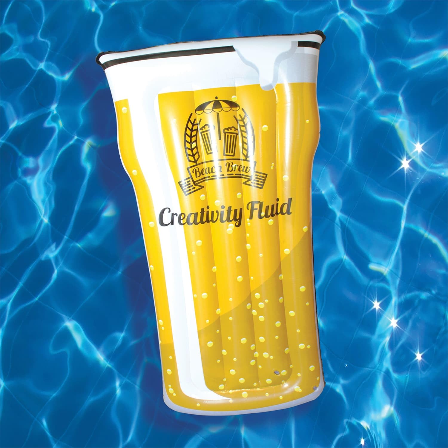 CKB LTD Novelty Pint Beer Lager Glass Inflatable Pool Float Lounger Adults Size 150cm Summer Holiday Blow Up Toys For Swimming Pool Party Beach - Image 3