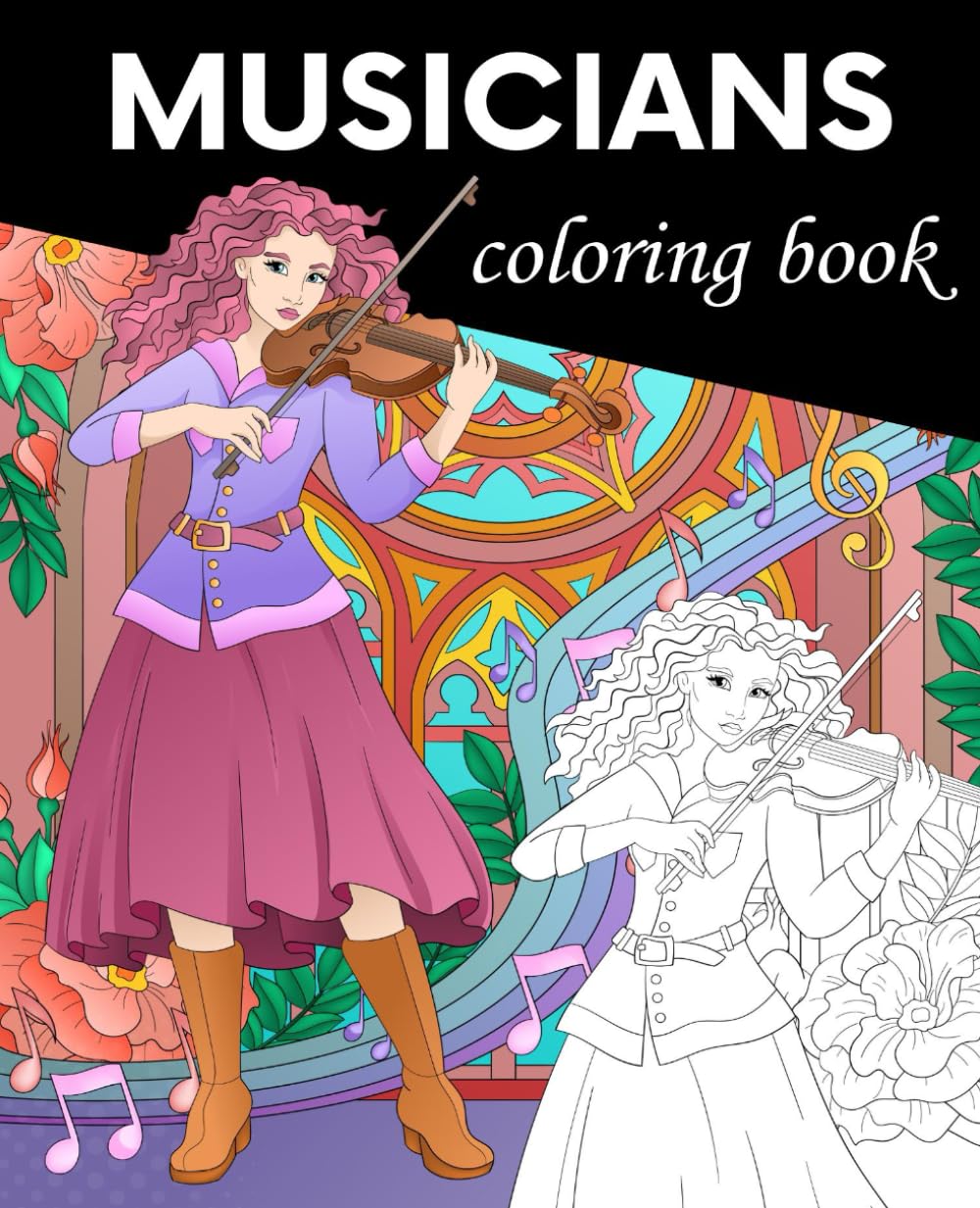 Musicians - coloring book
