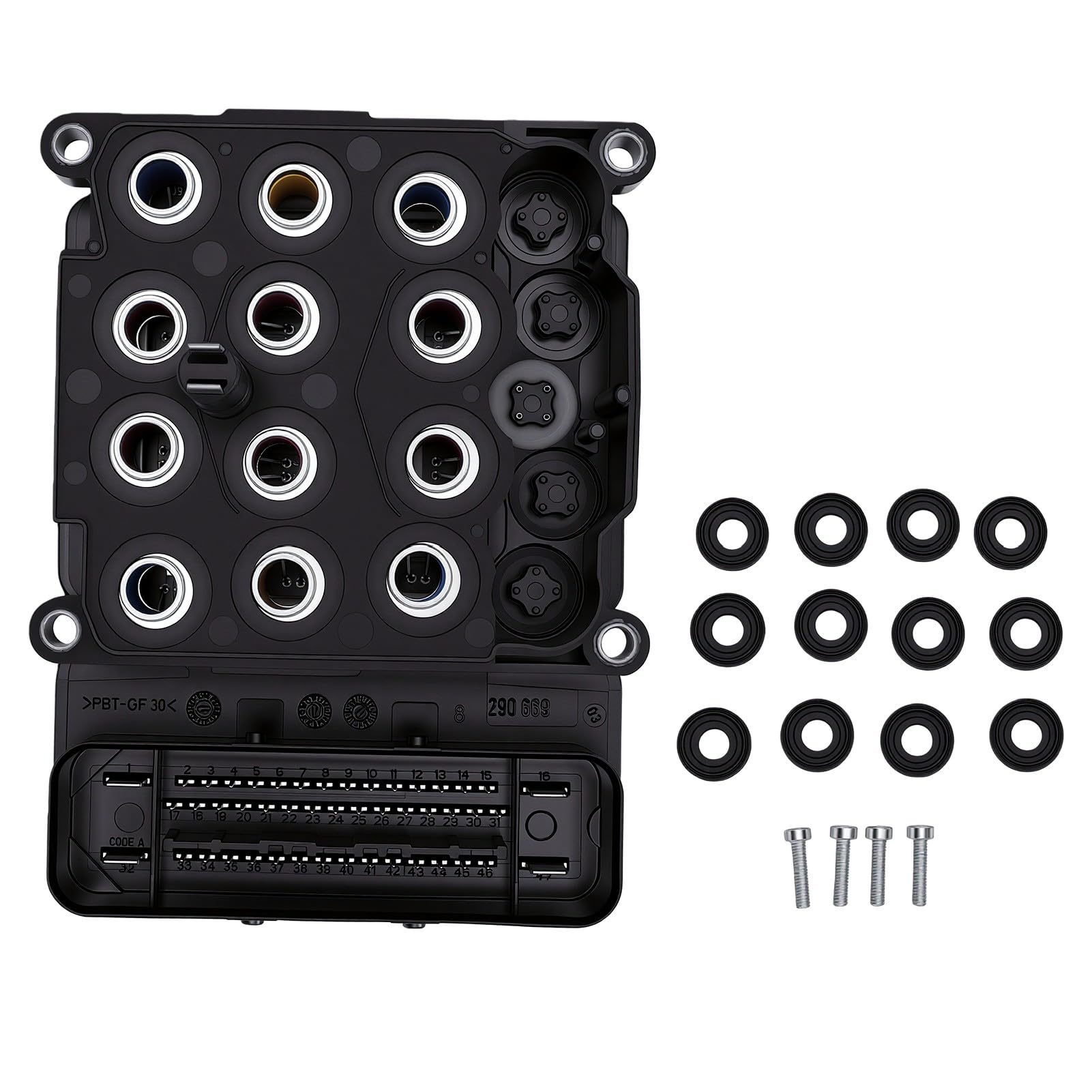 Naroote Módulo de Control ABS de Repuesto para Diseño Duradero que Restaura el Rendimiento de Frenado Apto para Modelos 2012-2014 ABS Metal 1 Unidad