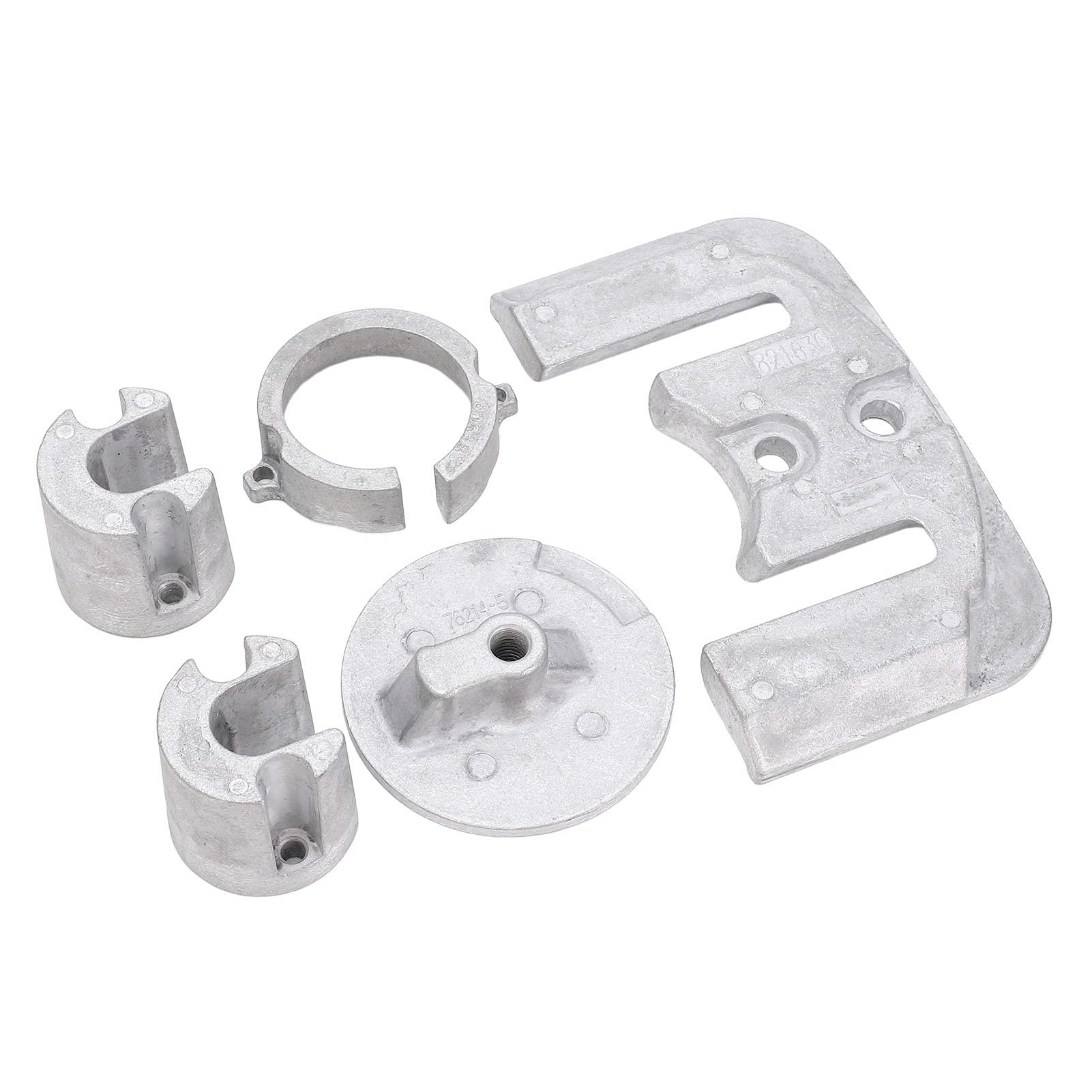 Akozon Kit de ánodo de Aluminio, Juego de Barco Marino de Protección óptima para MerCruiser Bravo 1, 22 Unidades de Popa
