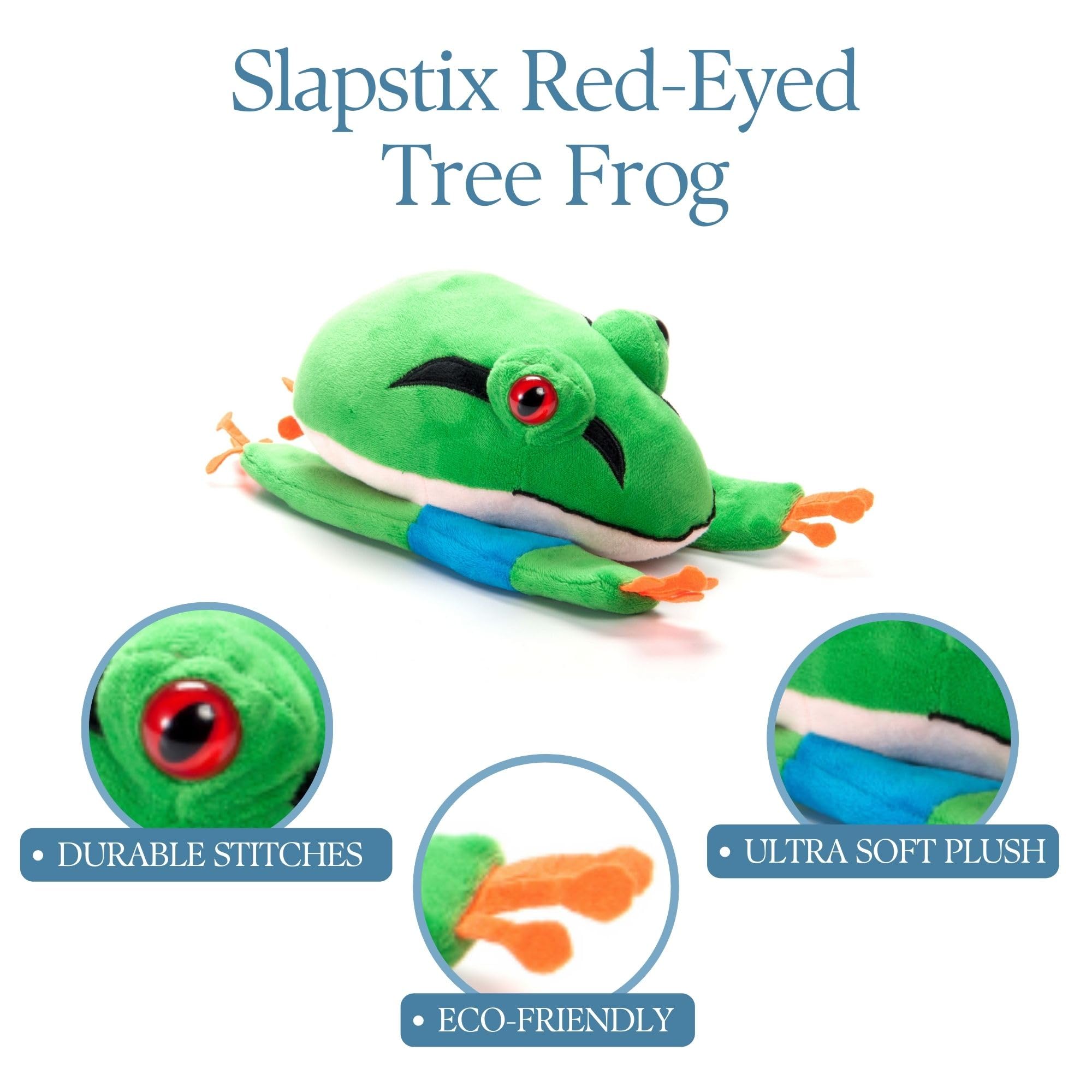 Amazon.com: The Petting Zoo Red-Eyed Tree Frog Stuffed Animal
