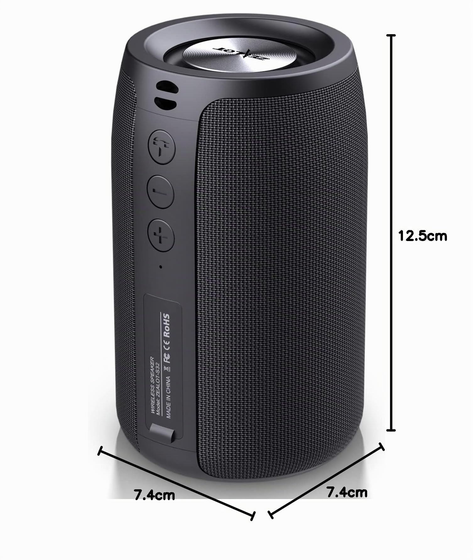 ZEALOT Enceinte Bluetooth Portable IPX5 12 Heures Autonomie Bluetooth 5.0 TWS Microphone Intégré