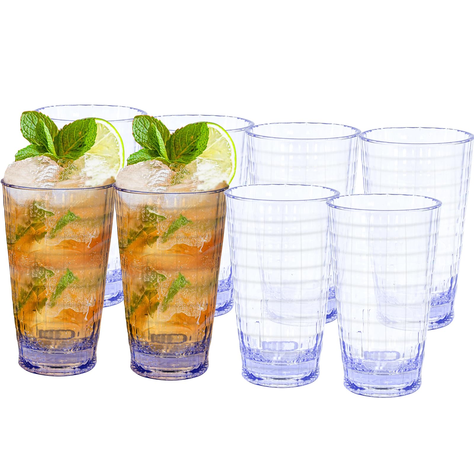 15oz Unbreakable Plastic Drinking Glasses