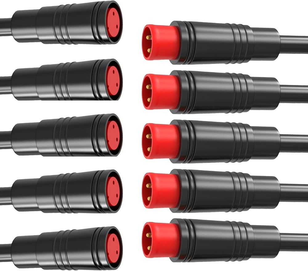 Amazon.com: Laisomeke 2pin Signal Cable Pigtail Cable Waterproof