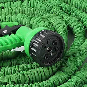 mangueira de jardim 30 metros, Mangueira Mágica 15 e 30 Metros Retrátil Flexível (verde,15)