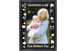 PETCEE Mothers Day Gifts for Mom Grandma Women First Mother's Day Picture Frames (keyword)