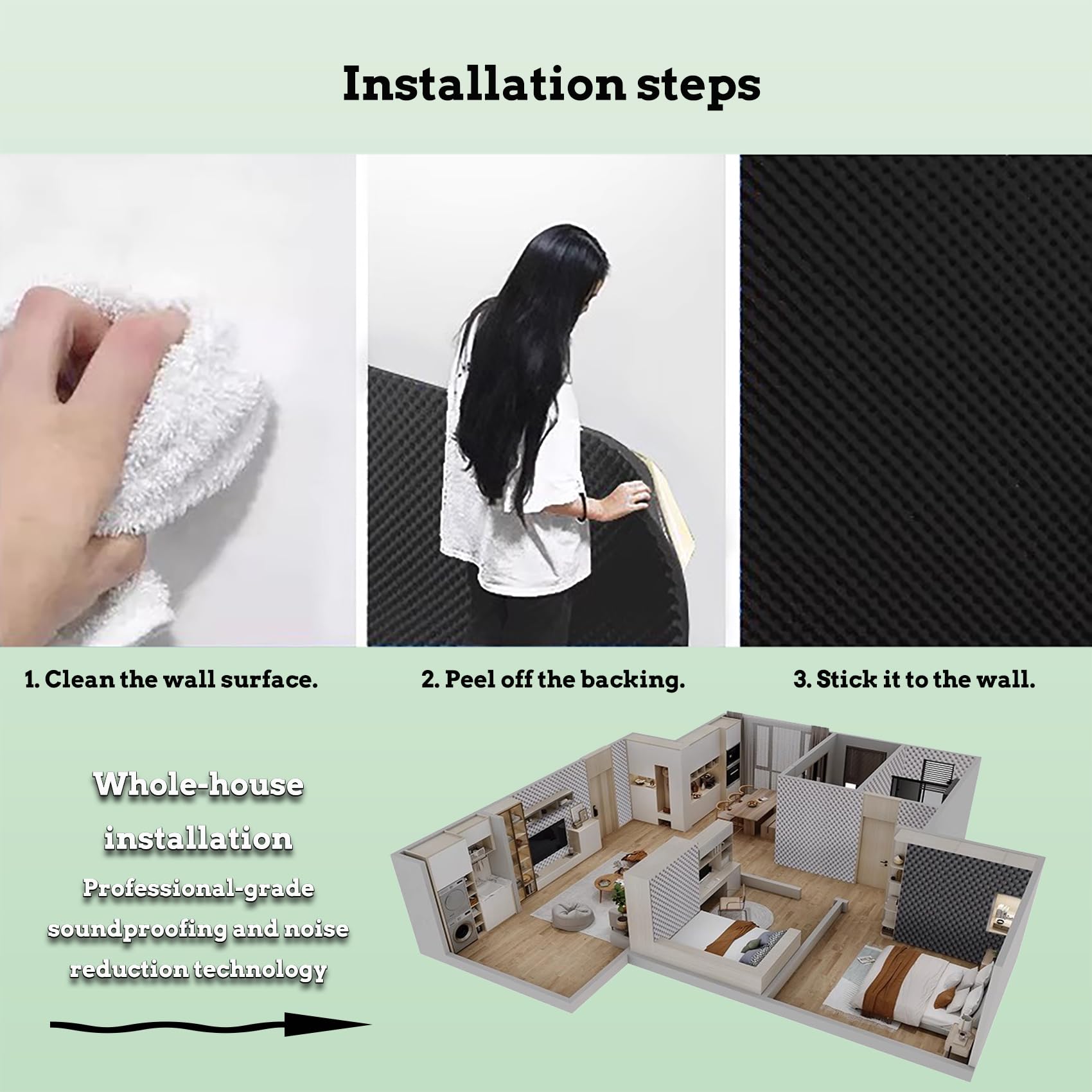Pannelli in Schiuma Acustica autoadesivi, Materiale fonoassorbente Spesso 20mm per pareti, Perfetti per l'isolamento di studi di Registrazione, KTV e Home Theater(Size:1 * 10m,Color:White)