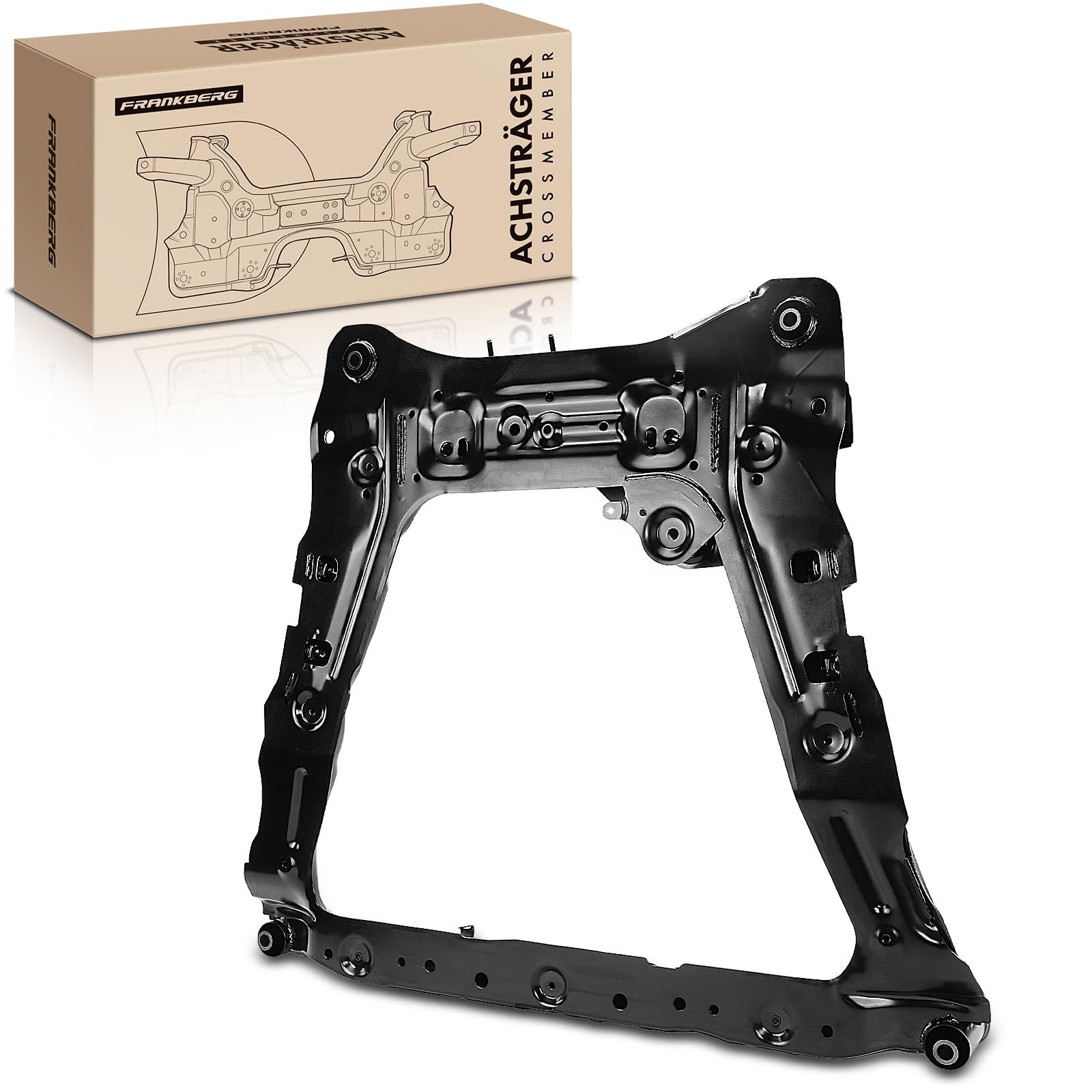 Frankberg Achskörper Vorderachse Kompatibel mit Qashqai +2 I J10 JJ10E NJ10 1.5L 2007-2013 Qashqai +2 I J10 JJ10E NJ10 1.6L 2011-2013 Qashqai +2 I J10 JJ10E NJ10 2.0L 2007-2013 Replace# 54400JD70A