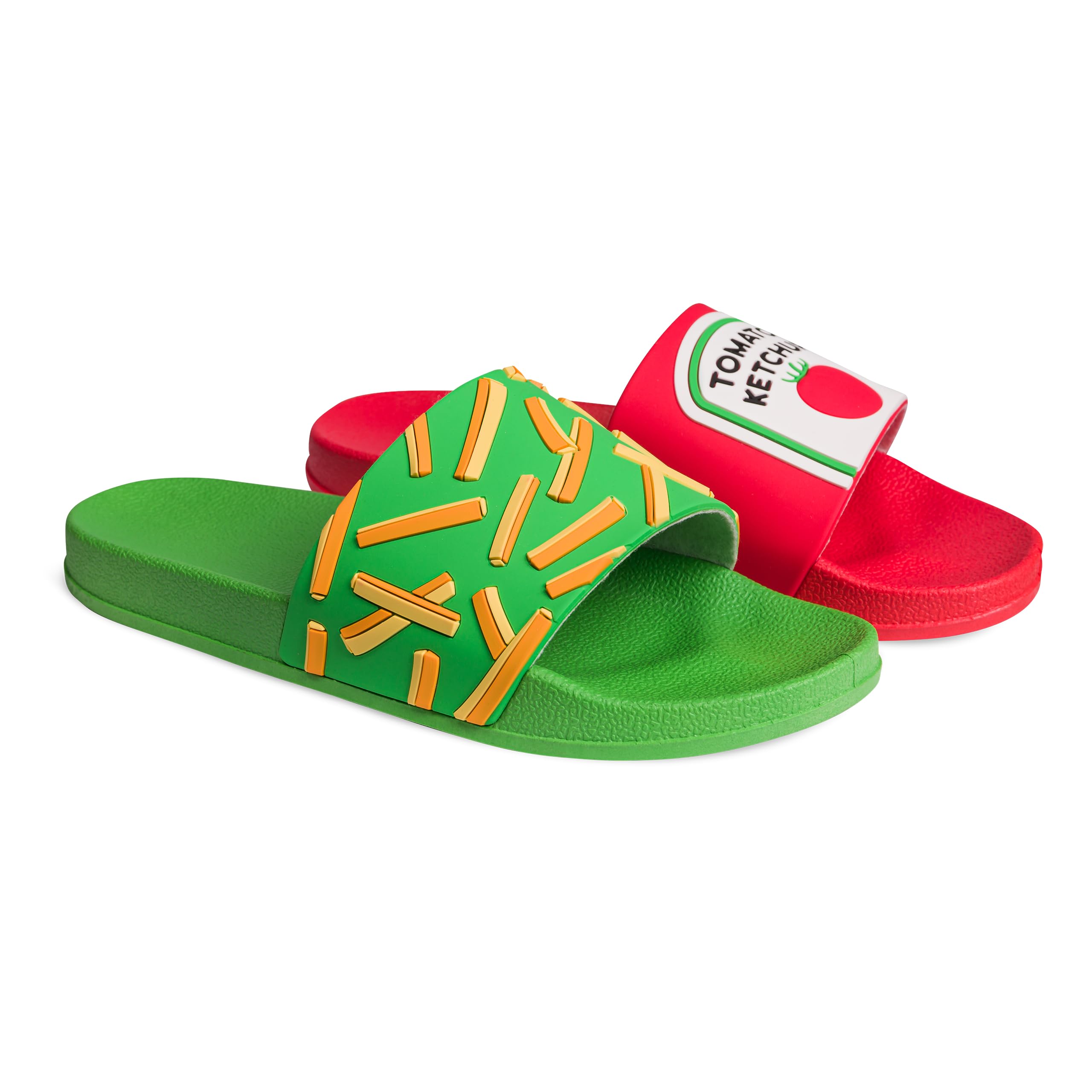 Dedoles Ciabatte & Pantofole Donna Uomo & Bambini Sandali per Spiaggia e Piscina con tanti Design Patatine Fiori Volpe Lama Nuvole Ketchup Regalo
