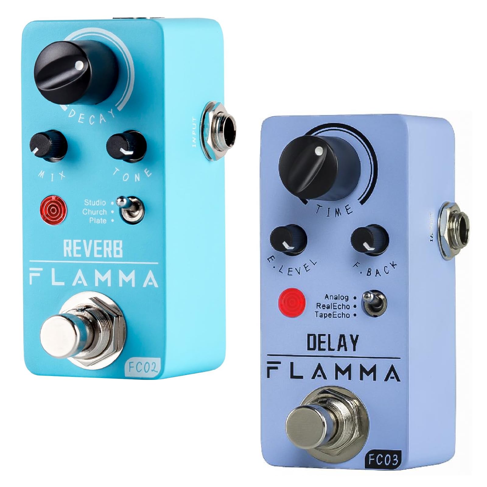 FLAMMA FC02 Reverb Pedal and FC03 Delay Pedal