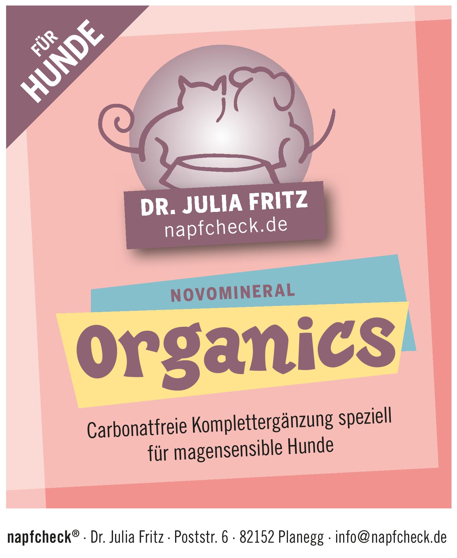 napfcheck Novomineral Organics - für Hunde - 500 g