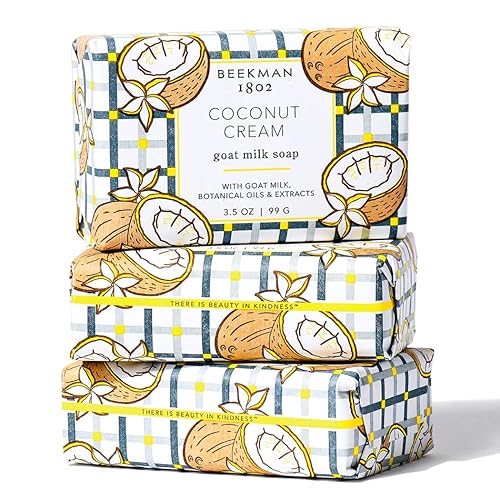 Miniatura 86 de Beekman 1802 Barra de jabón de leche de cabra, pomelo con miel - 9 onzas - Nutre e hidrata el cuerpo - Bueno para pieles sensibles - Libre