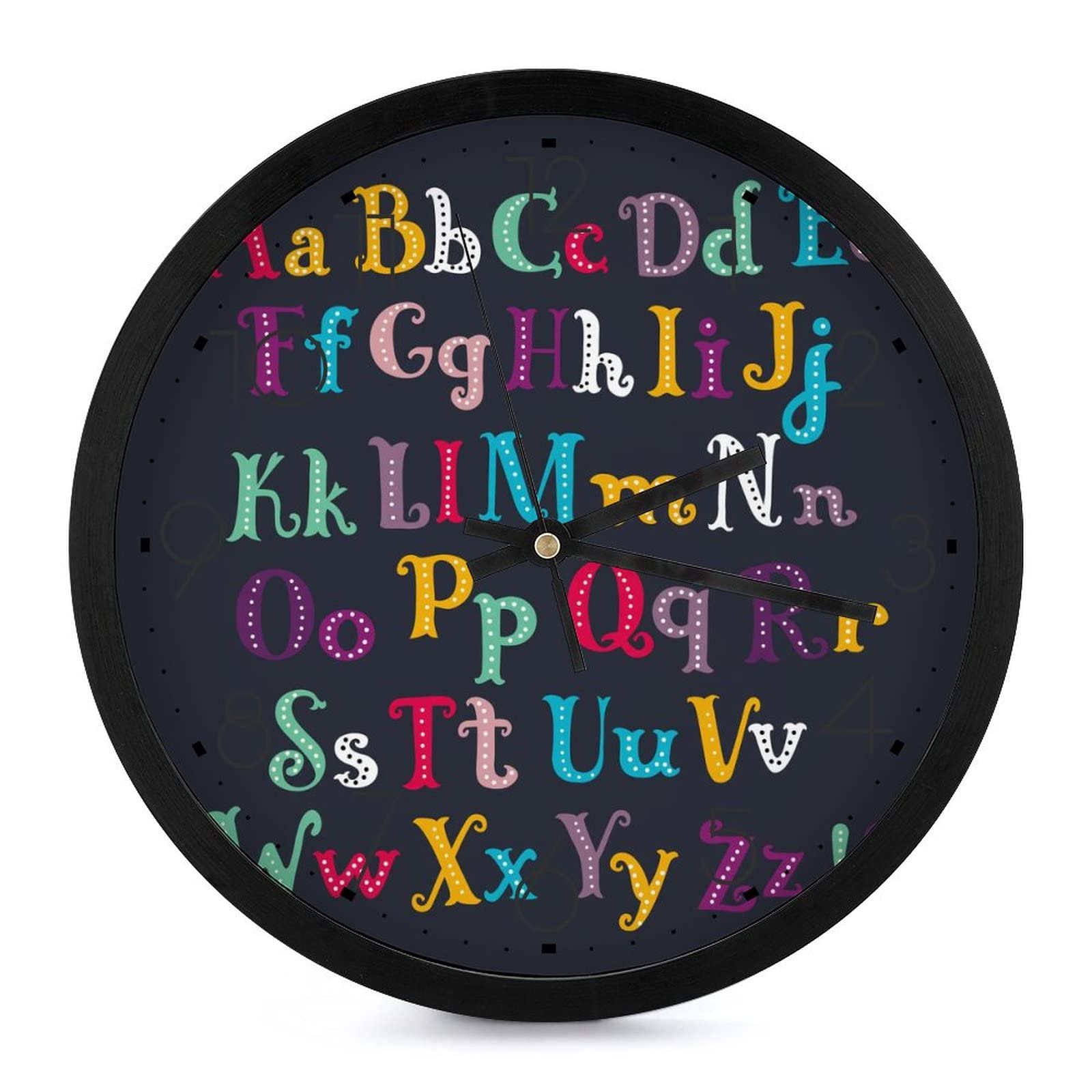 Horloge murale grands chiffres pour lecture facile de l'heure