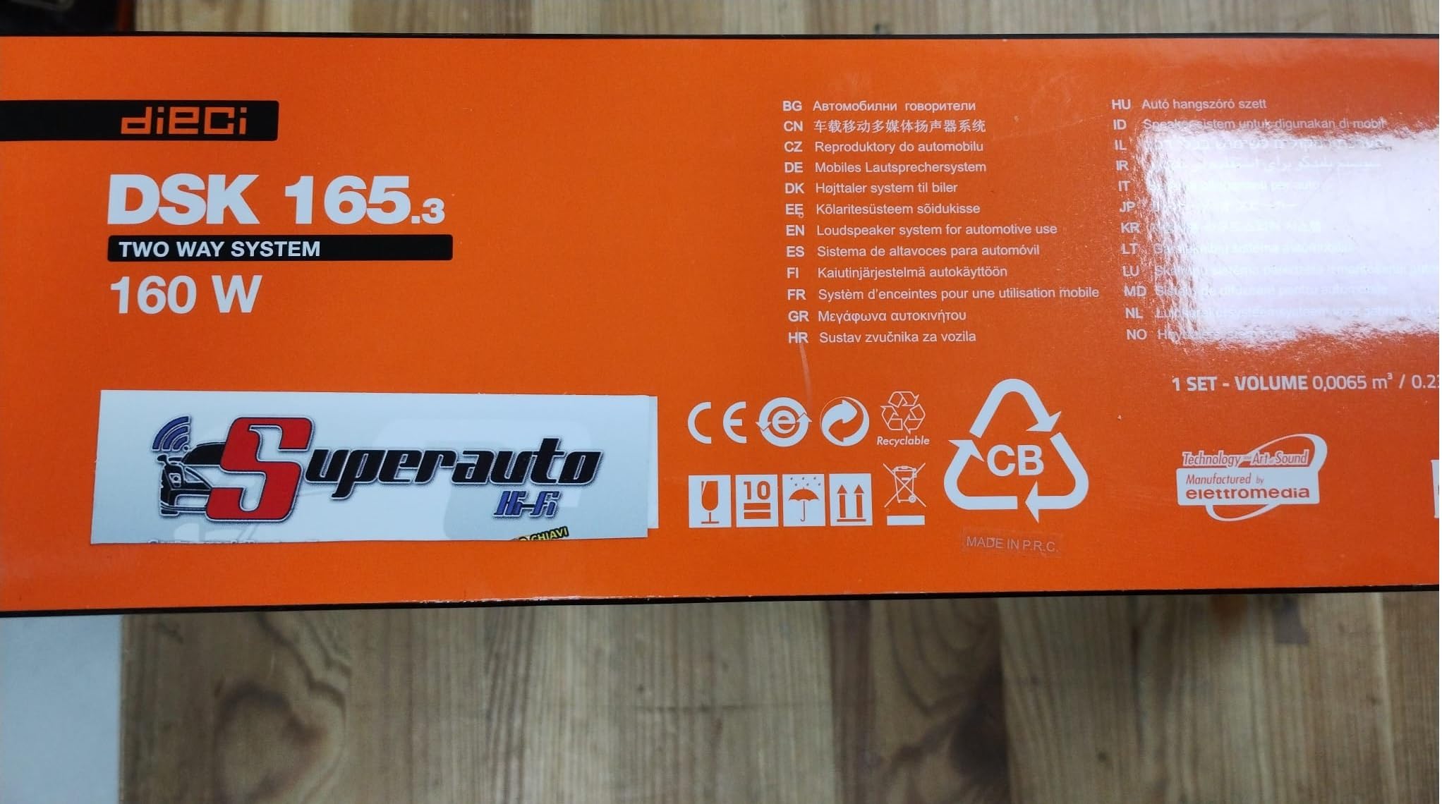 Kit 6 Casse Compatibile con Fiat 500 dal 2008 Con Adattatori E Supporti Altoparlanti Hertz ANTERIORE e POSTERIORE dsk 165.3 DCX 165