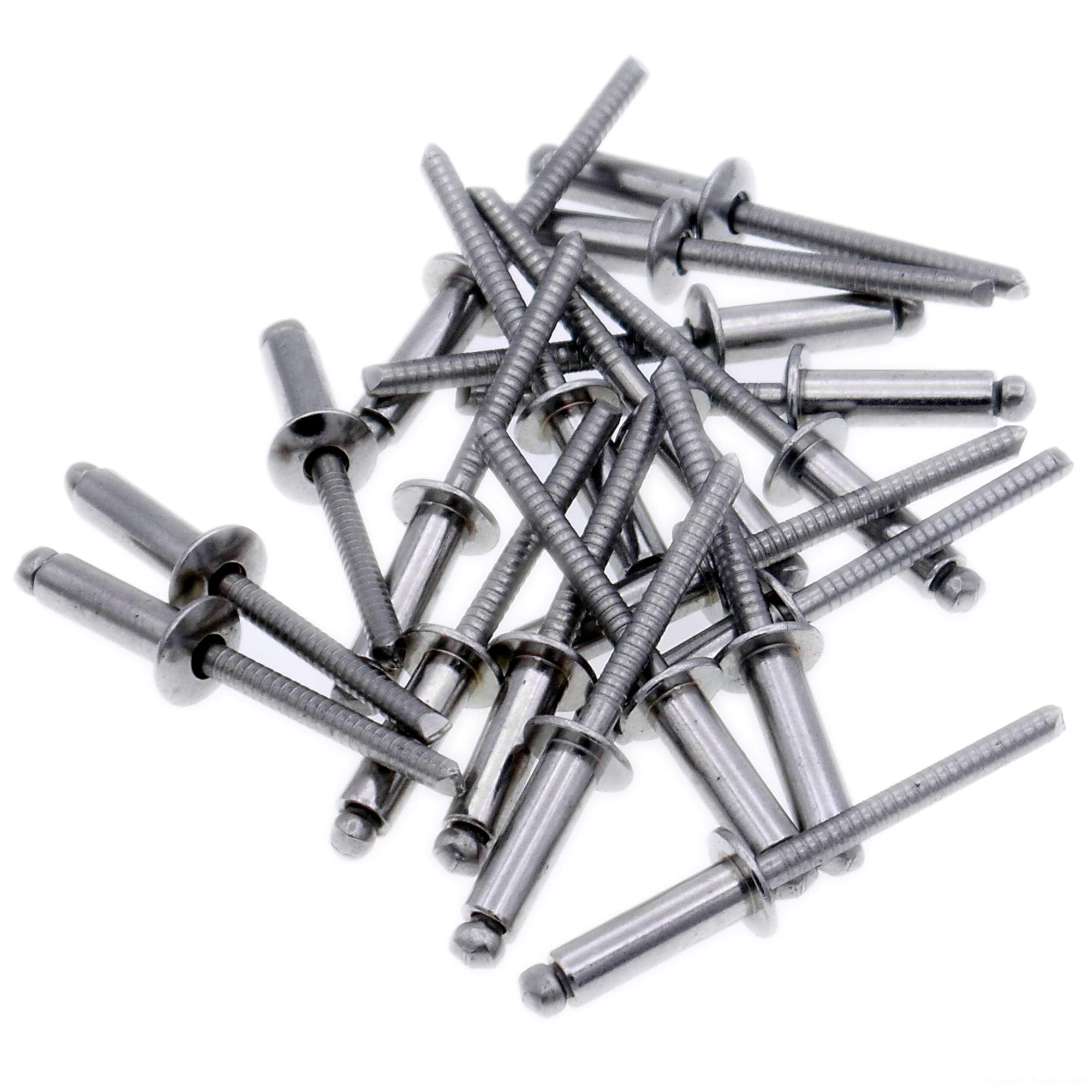 Singularity Supplies M3.2 (3.2Mm X 16Mm) Dome Blind Rivet - Stainless Steel (A2) (Pack Of 20)