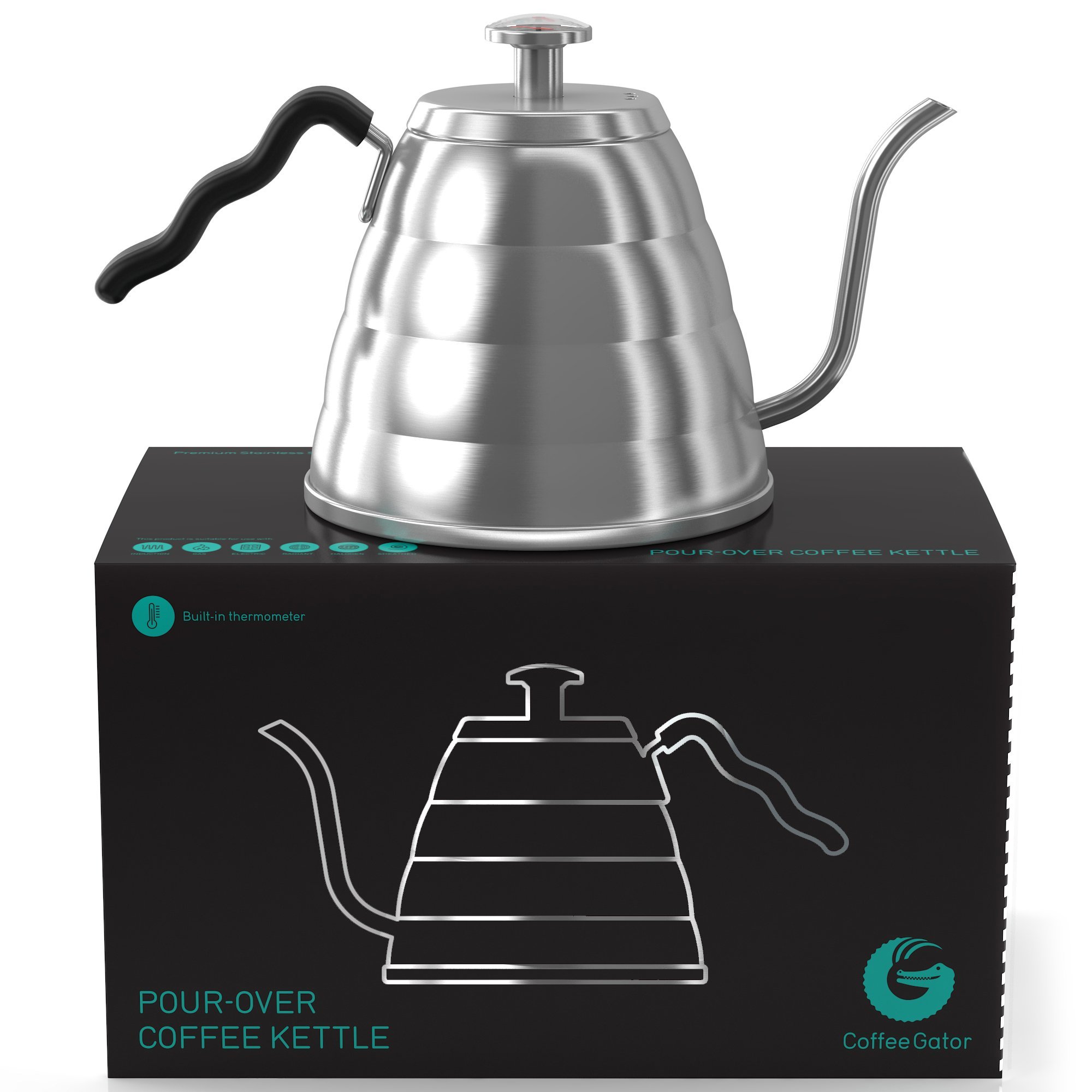 Buy Gooseneck Kettle Coffee Gator Pour Over Kettle PrecisionFlow