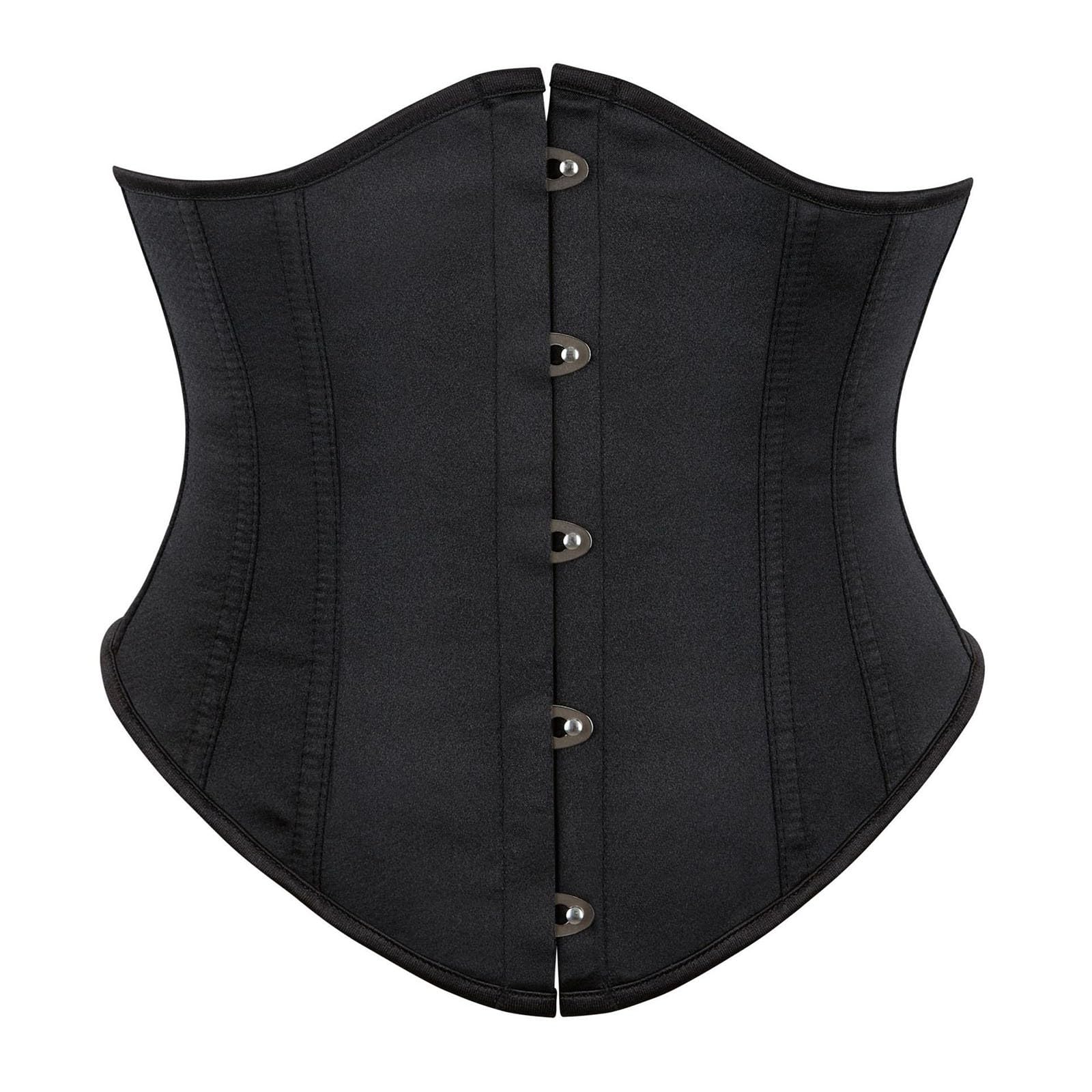 Genérico Elegante corsé de cintura para mujer ideal para festivales y uso diario con diseño de encaje y broches triples