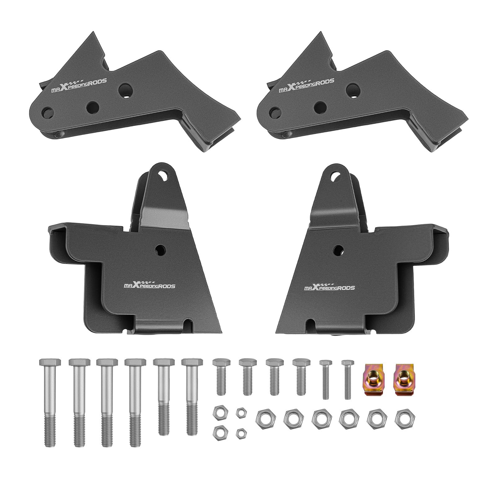 maXpeedingrods Lot de 4 kits de rehausse de 2,5" pour Can-Am Commander/Commander Max à partir de 2012