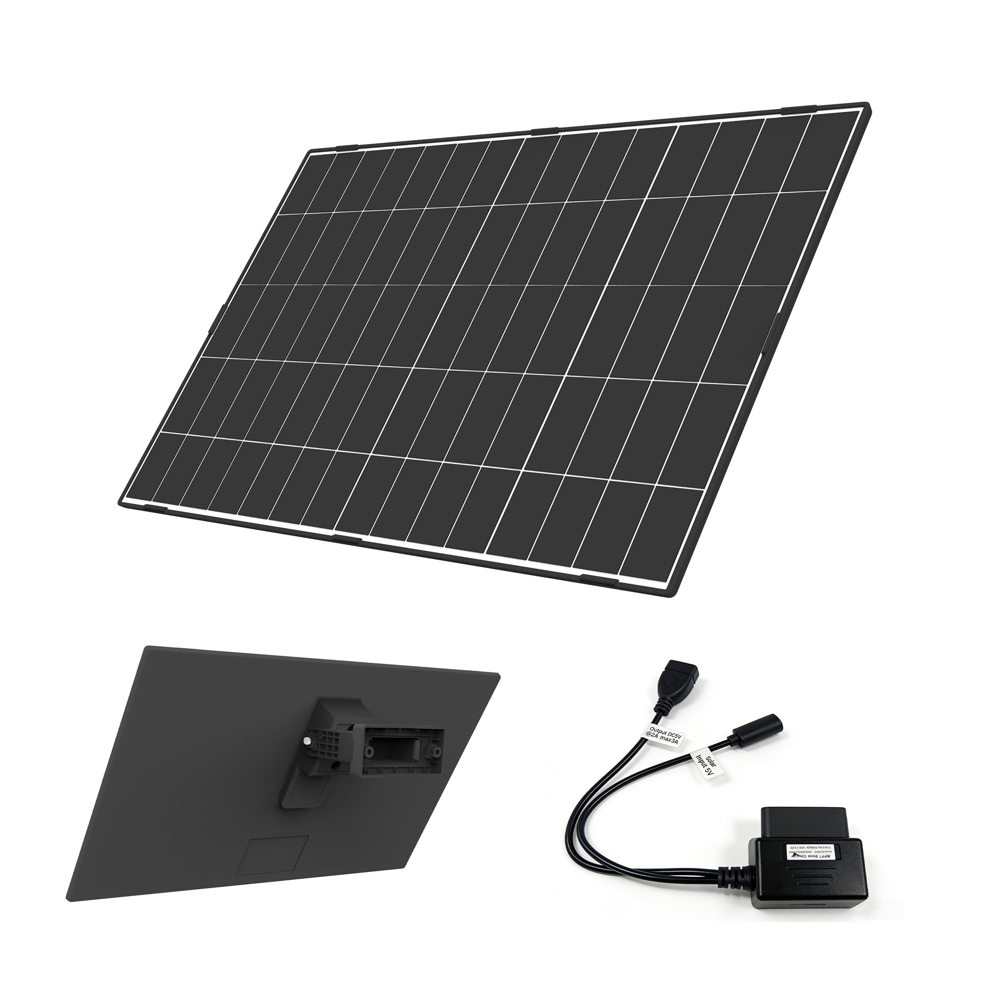 Chargeur solaire voiture 15W MPPT pour les longs stationnements