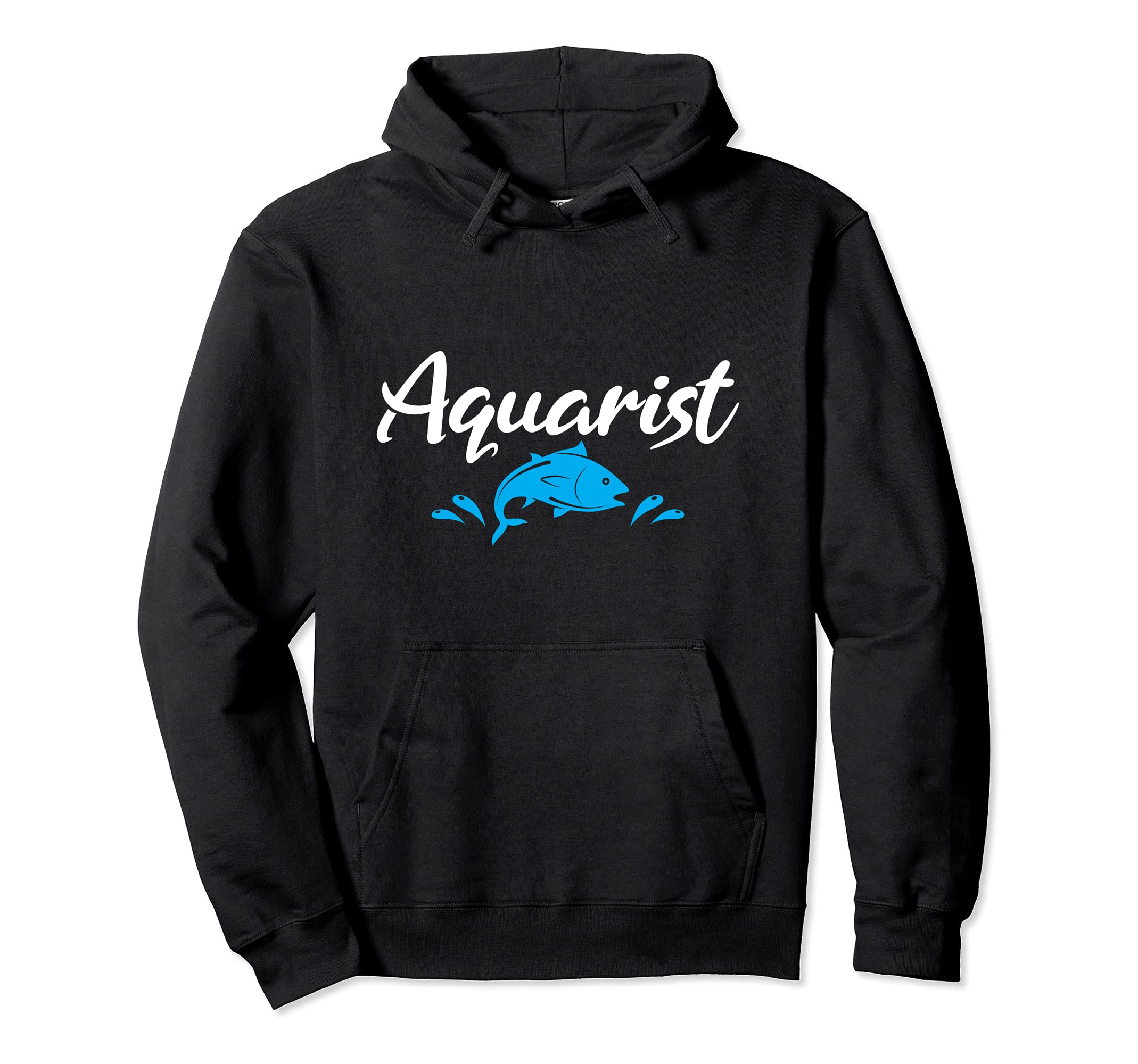 Aquarist Aquarium Aquascaping Marine Biologist Aquascr Pullover Hoodie, Black