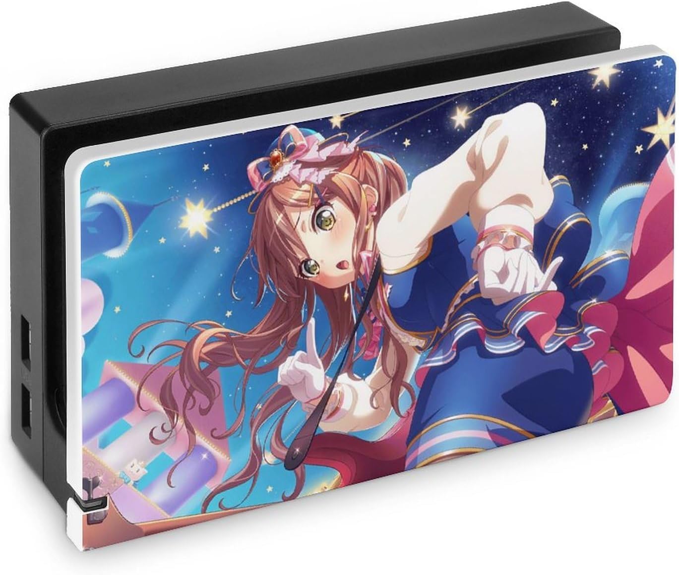 バンドリ 今井リサ Switch ケース ドック Switch ドックカバー 可愛い スイッチ 対応 ベース 保護カバー 取り付け簡単 汚れ防止 耐衝撃 全面保護