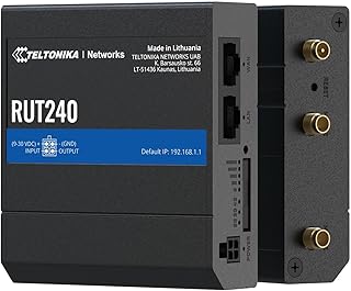 Teltonika RUT240 4G /LTE & WiFi Cellular Router with Ethernet and I/O, Remote Connection, Advanced VPN