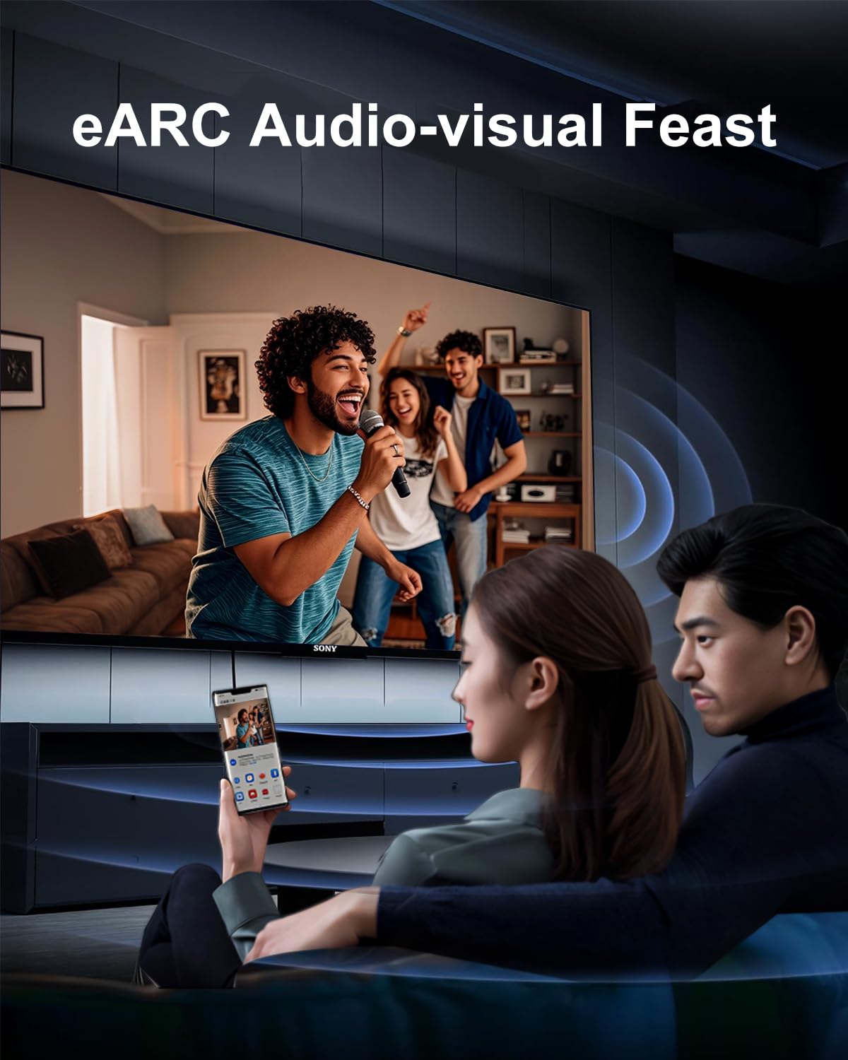 16K 10K 8K HDMI 2.2 Cable 96Gbps 10 FT/ 3M, Ultra High Speed HDMI Braided Cord Support 4K@480Hz 8K@240Hz, HDCP 2.2&2.3, Dynamic HDR, eARC,DTS:X, Compatible with Roku TV/HDTV/PS5/Blu-ray - Image 5