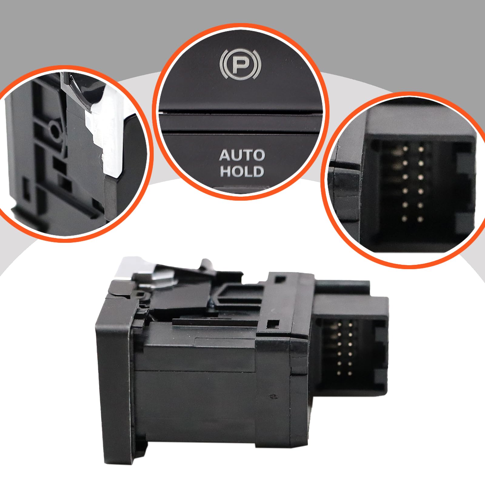 Interruttore elettronico del freno a mano 5G0927225D per Golf 7 VII 2012-2020 pulsante del freno di stazionamento elettrico 5G0927225B 5G0927225BWZU